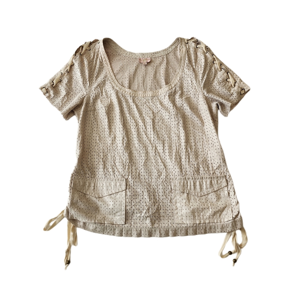 Tracy Reece NY Top Size Medium Beige